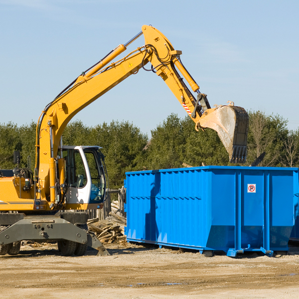 can i choose the location where the residential dumpster will be placed in Tunica